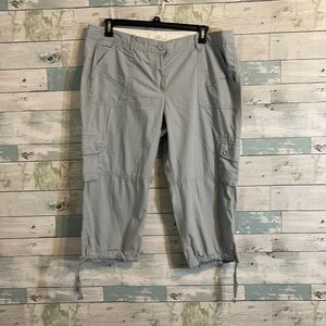 Size 18 loft cargo capris light grey